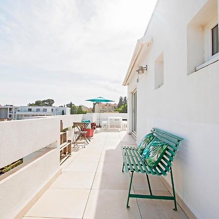 Duplex Toit Terrasse Vue Panoramique Montpellier Exterior foto
