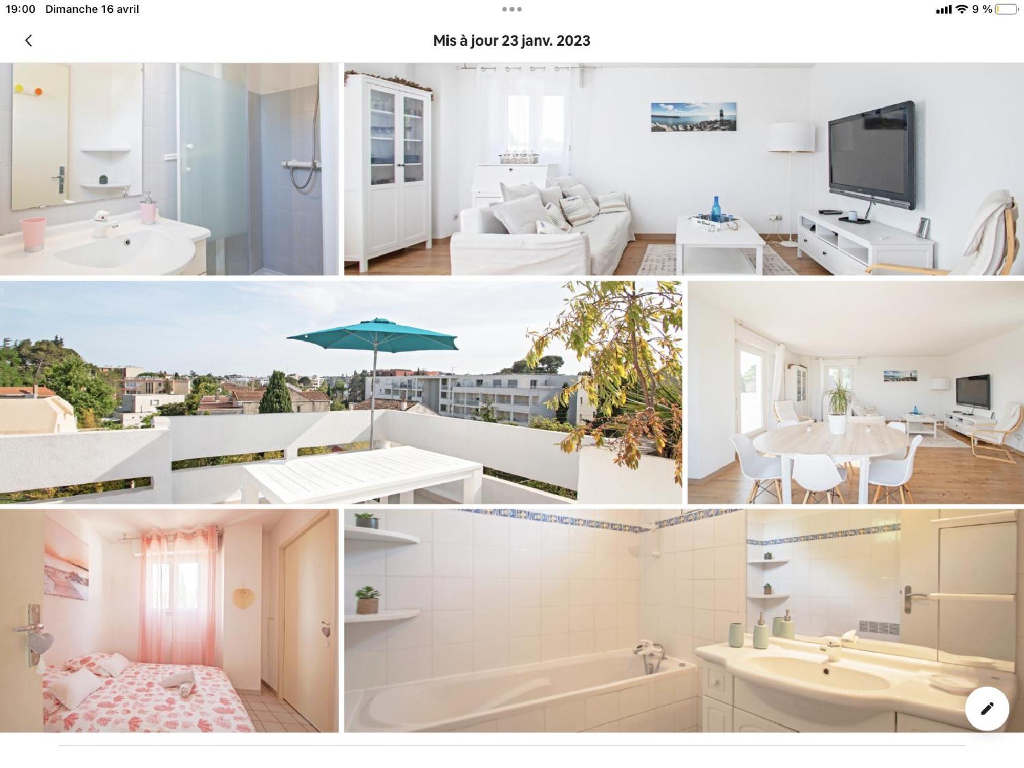 Duplex Toit Terrasse Vue Panoramique Montpellier Exterior foto